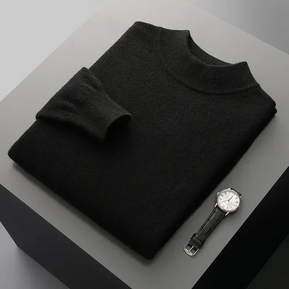 Harlon | Men’s Wool-Blend Mock Neck Pullover